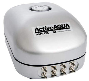 Active Aqua Hydroponics 8 Outlets - 12W - 25 L/min Active Aqua Air Pumps
