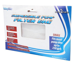 Active Aqua Hydroponics Active Aqua Submersible Pump Filter Bag, 6.75" x 9.375"