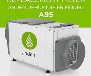 Anden Climate Control Anden 5771 Replacement filter for Anden Dehumidifier Model A95
