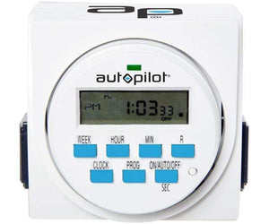 Autopilot Grow Lights Autopilot 7 Day Dual Outlet Digital Timer