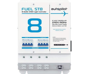 Autopilot Grow Lights Autopilot FUEL ST8 - 8 Light Contoller with Single Trigger Cord, 240V