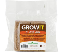 Load image into Gallery viewer, GROW!T Hydroponics GROW!T Coco Caps, pack of 10