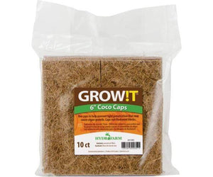 GROW!T Hydroponics GROW!T Coco Caps, pack of 10