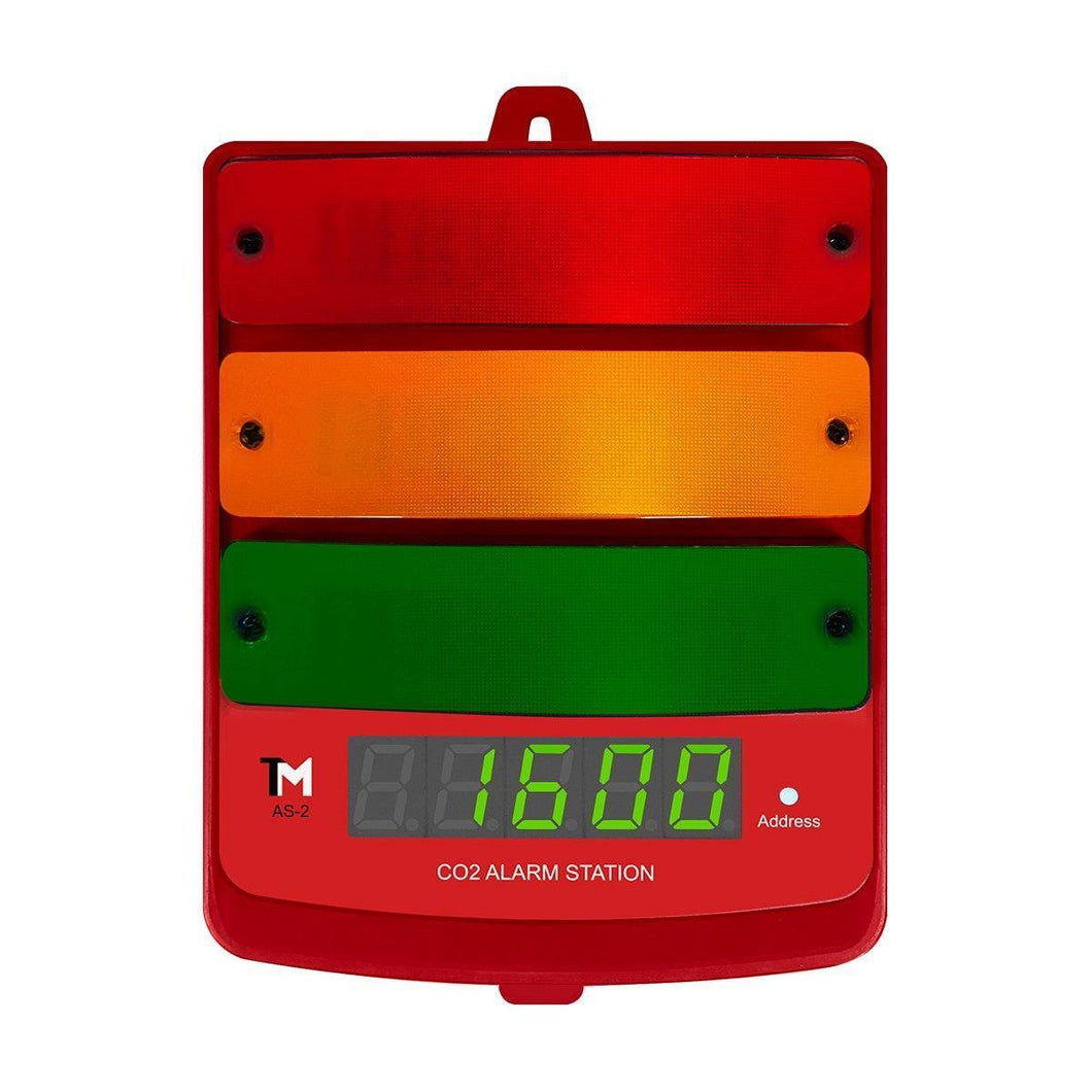 TrolMaster Climate Control TrolMaster Carbon-X CO2 Alarm Station with LED display indicator